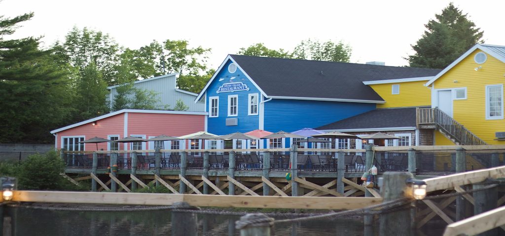 New Brunswick coastal city view